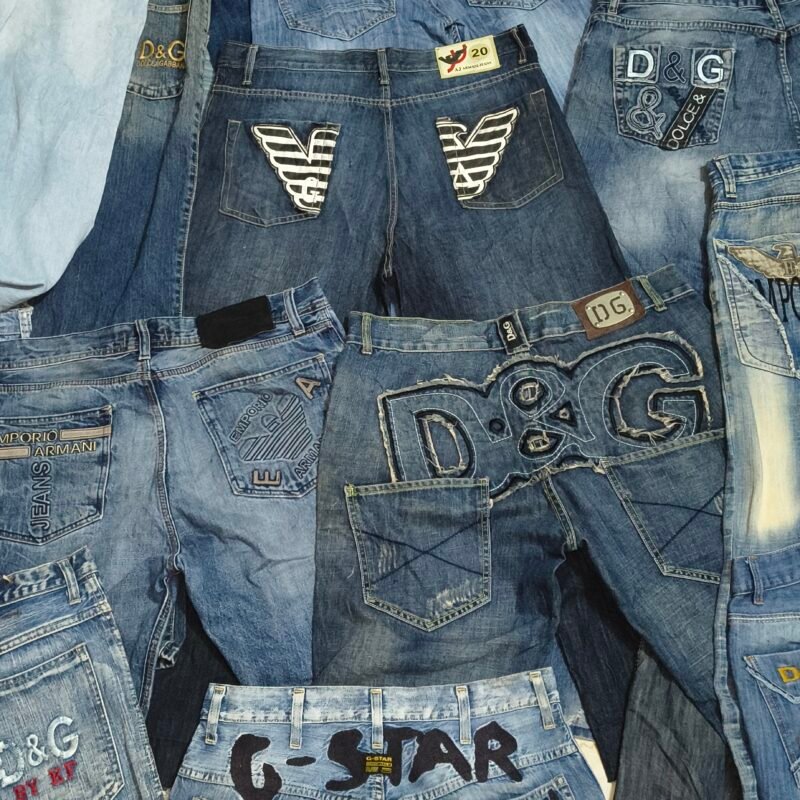 Dolce And Gabbana, Armani, G-Star, Versace Big Print Jeans