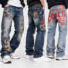 Japanese Embroidery Jeans