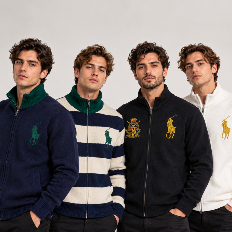 Ralph Lauren Full Zipper And Hoodie