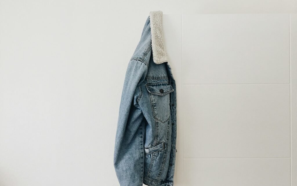 Vintage washed denim jacket