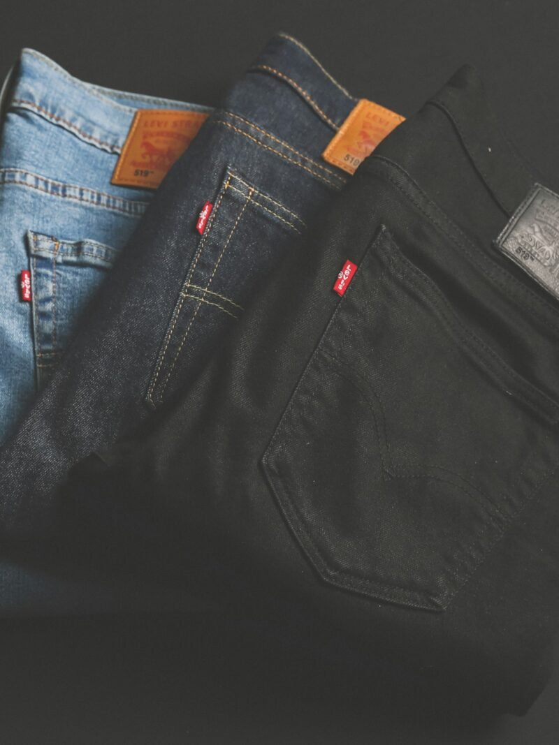 98S Archive Denim folded denim detail