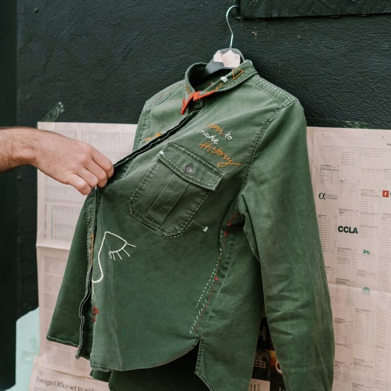Foundry Workwear Jacket held on hanger