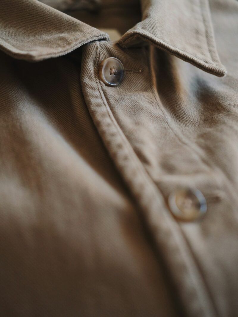 Canvas Utility Overshirt detail