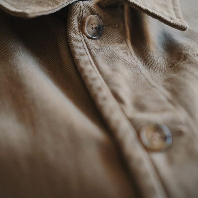 Canvas Utility Overshirt detail